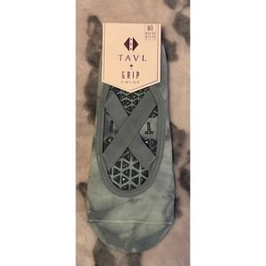 NEW TAVI Grip Chloe Yoga Barre Socks Non-Slip Criss Cross Size M